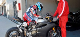 Checa gets down to business with new Ducati Panigale