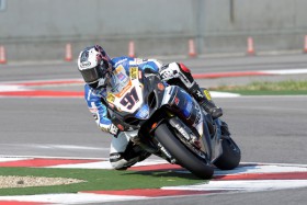 Haslam beim IMS/Pirelli-Test in Imola in den 1:47er Zeiten