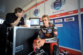 HM Plant Honda BSB-Team in Silverstone am Start