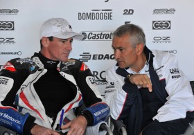 Corser, Martin - und Smrz - testen BMW in Mugello