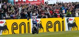 Melandri makes history with first BMW SBK race win
