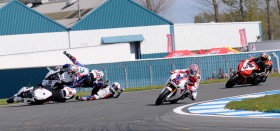 Incredible drama as Rea wins and other top riders go out