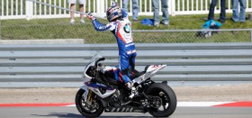 Melandri scores the second win of the season for BMW