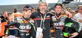 Aprilia podium lockout gives Biaggi 21st career win