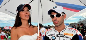 Melandri helps move BMW project forward at the first attempt