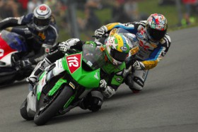 Superstock 1000 teams turn Green