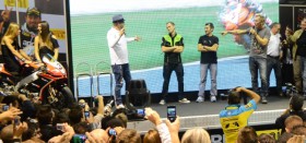World Superbike stars at the EICMA show in Milan 