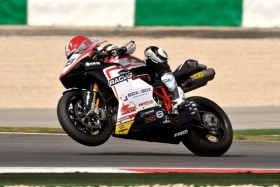 Scassa beim Renndebüt 2010 in Portimao glücklos
