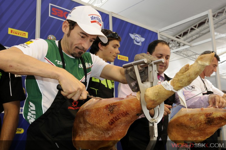 Funny time for Max Biaggi