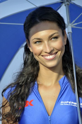 SBK grid girl