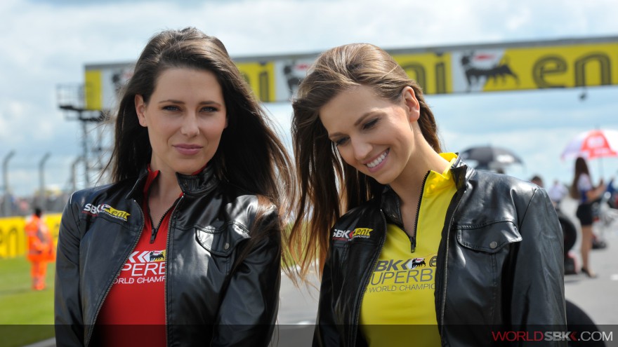 WSBK Donington Grid Girls