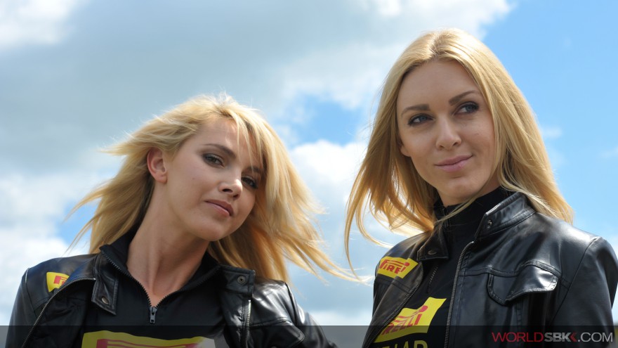 WSBK Donington Grid Girls