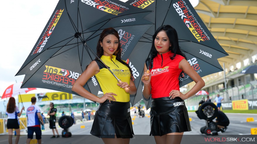 WSBK Sepang Grid Girls