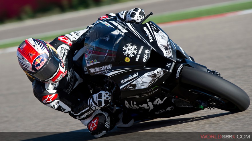 Jonathan Rea, Kawasaki Racing Team, Aragon © GeeBee Images