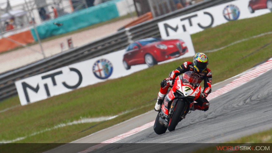Chaz Davies, Aruba.it Racing-Ducati Superbike Team, Sepang FP1