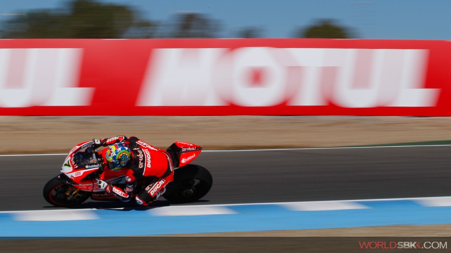 Chaz Davies, Aruba.it Racing-Ducati Superbike Team, jerez FP1