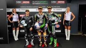 Kenan Sofuoglu, PJ Jacobsen, Randy Krummenacher, Phillip Island Tissot Superpole 2