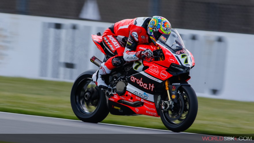 Chaz Davies, Aruba.it Racing-Ducati, Donington FP1