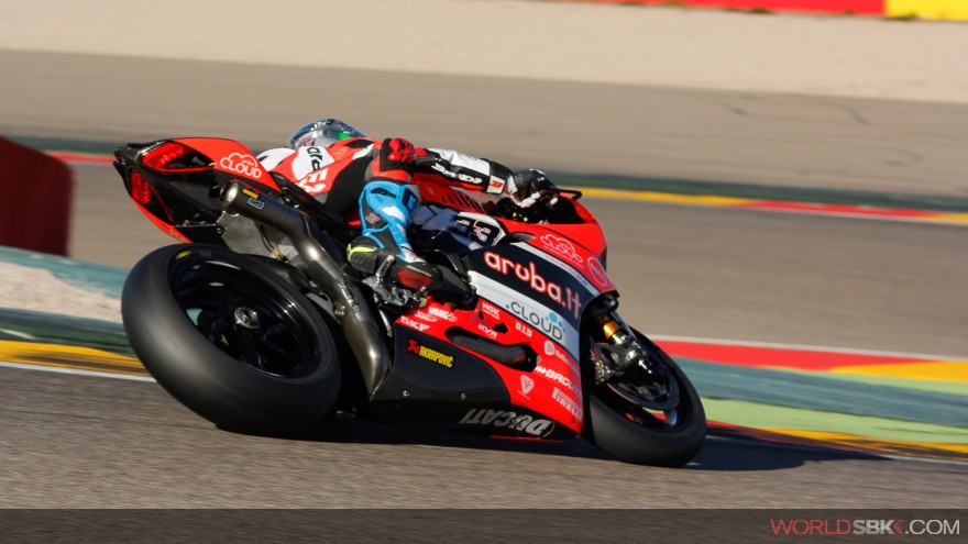 Marco Melandri, Aruba.it Racing-Ducati, Aragon Test