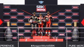 Podium WSBK, Race1, Aragon