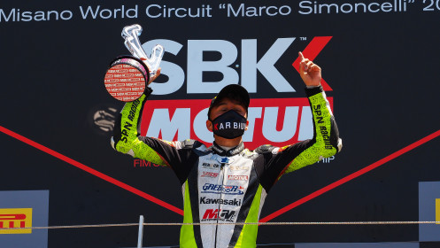 Adrian Huertas, MTM Kawasaki, Misano RACE 1
