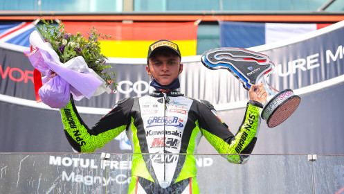 Adrian Huertas, MTM Kawasaki, Magny-Cours RACE 1
