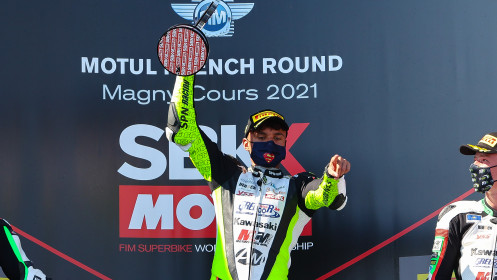 Adrian Huertas, MTM Kawasaki, Magny-Cours RACE 2