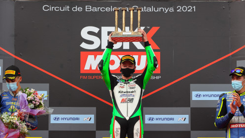 Jeffrey Buis, MTM Kawasaki, Catalunya RACE 1