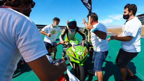Adrian Huertas, MTM Kawasaki, Portimao RACE 1