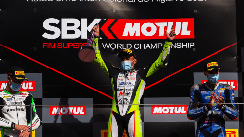 Adrian Huertas, MTM Kawasaki, Portimao RACE 2