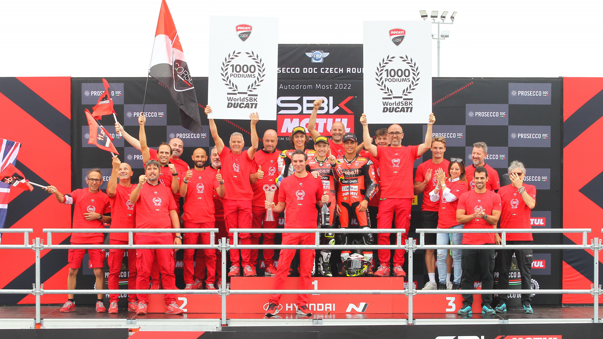 Ducati Hits an Unprecedented WSBK Milestone: 1000 Podium Finishes