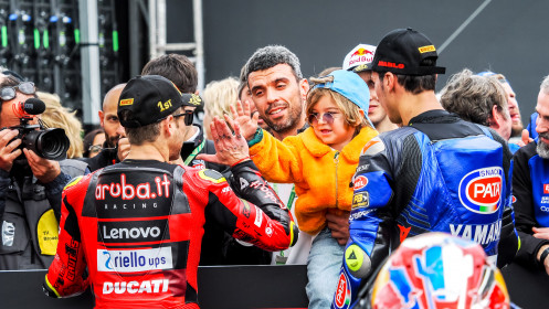 Alvaro Bautista, Aruba.it Racing - Ducati, Toprak Razgatlioglu, Pata Yamaha Prometeon WorldSBK, Assen RACE 2