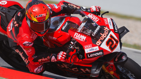 Michael Ruben Rinaldi, Aruba.it Racing - Ducati, Catalunya FP1