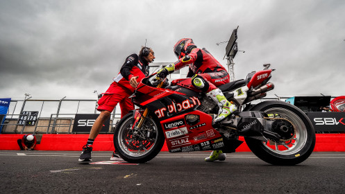 Alvaro Bautista, Aruba.it Racing - Ducati, Donington FP2