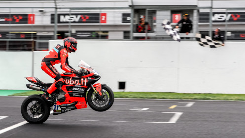 Nicolo Bulega, Aruba.it Racing WorldSSP Team, Donington RACE 2