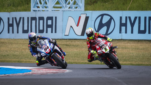 Alvaro Bautista, Aruba.it Racing - Ducati, Toprak Razgatlioglu, Pata Yamaha Prometeon WorldSBK, Most RACE 2