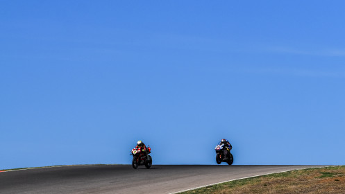 Alvaro Bautista, Aruba.it Racing - Ducati, Toprak Razgatlioglu, Pata Yamaha Prometeon WorldSBK, Portimao RACE 2