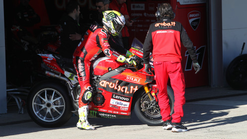 Alvaro Bautista, Aruba.it Racing - Ducati, Jerez Test Day 2