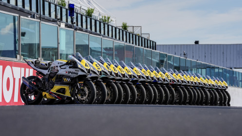 CLASS PHOTO: Inaugural WorldWCR grid gather for group photo ahead of Misano