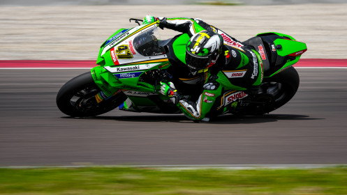 Axel Bassani Kawasaki Racing Team WorldSBK, Cremona test Day 2