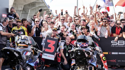Toprak Razgatlioglu, Michael van der Mark, ROKiT BMW Motorrad WorldSBK Team, Jerez RACE 1	