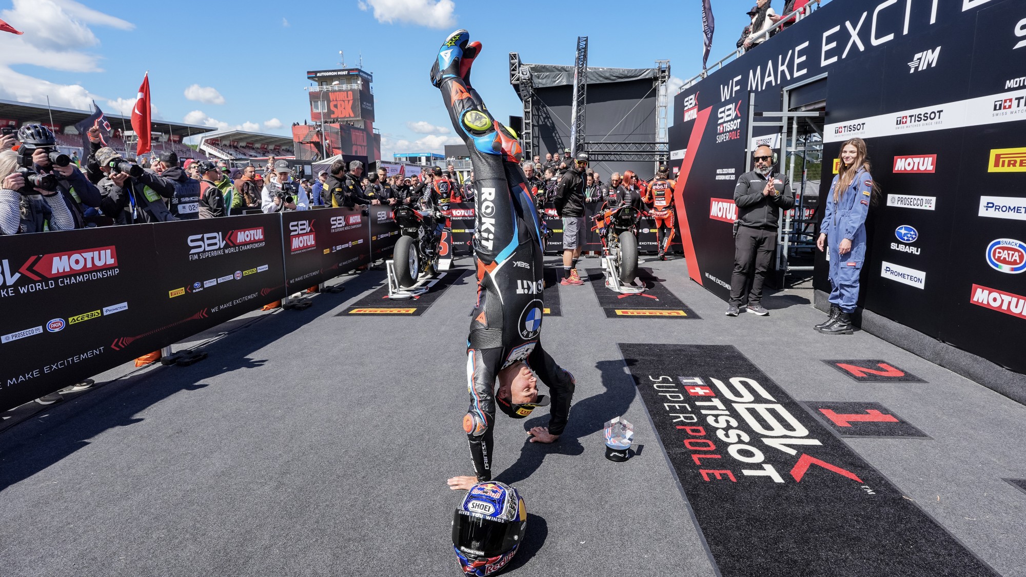 Razgatlioglu rockets to Most pole as he pips Bulega by 0.033s, all six manufacturers in the top ten