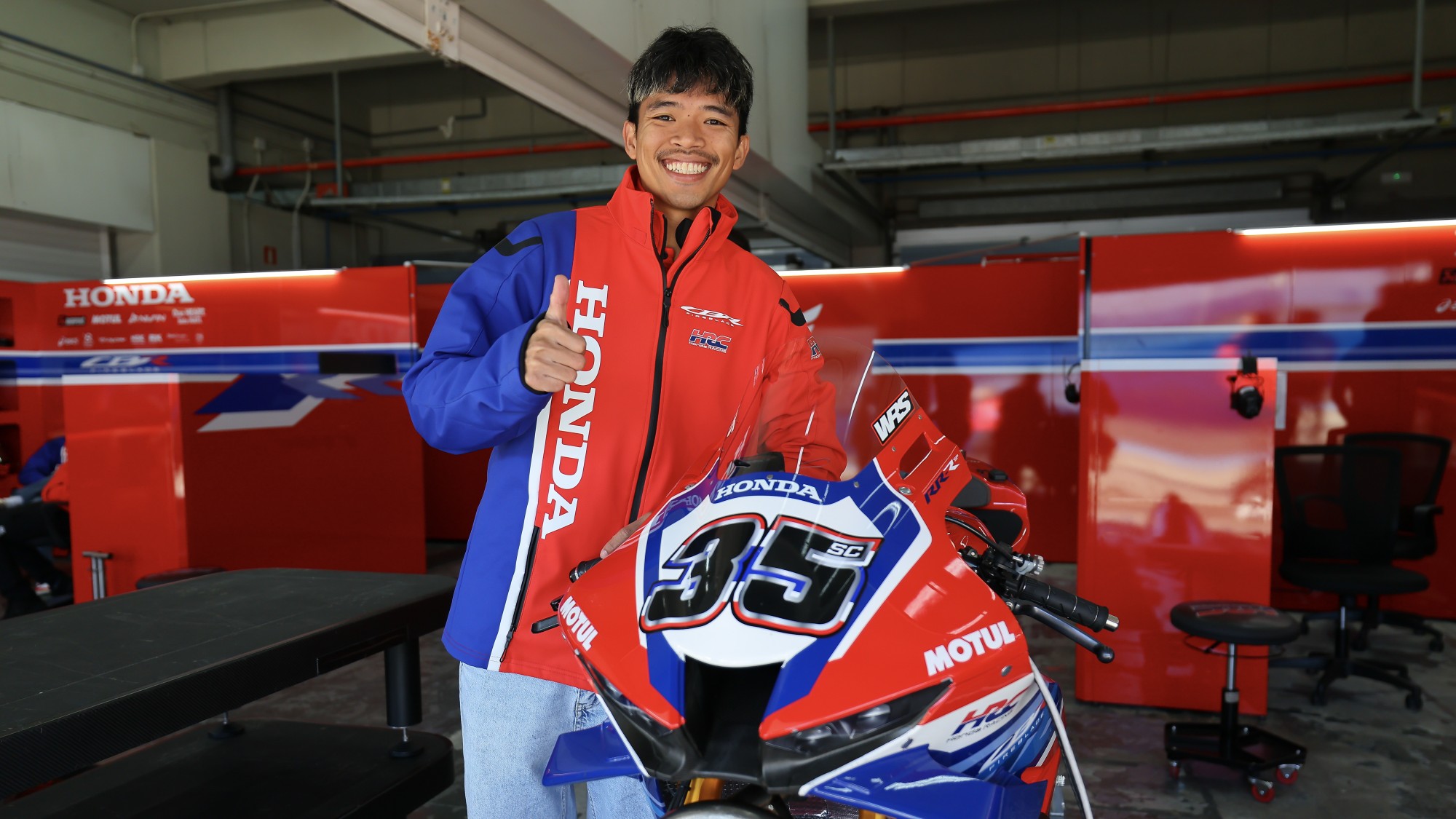 Dixon and Chantra HRC Honda