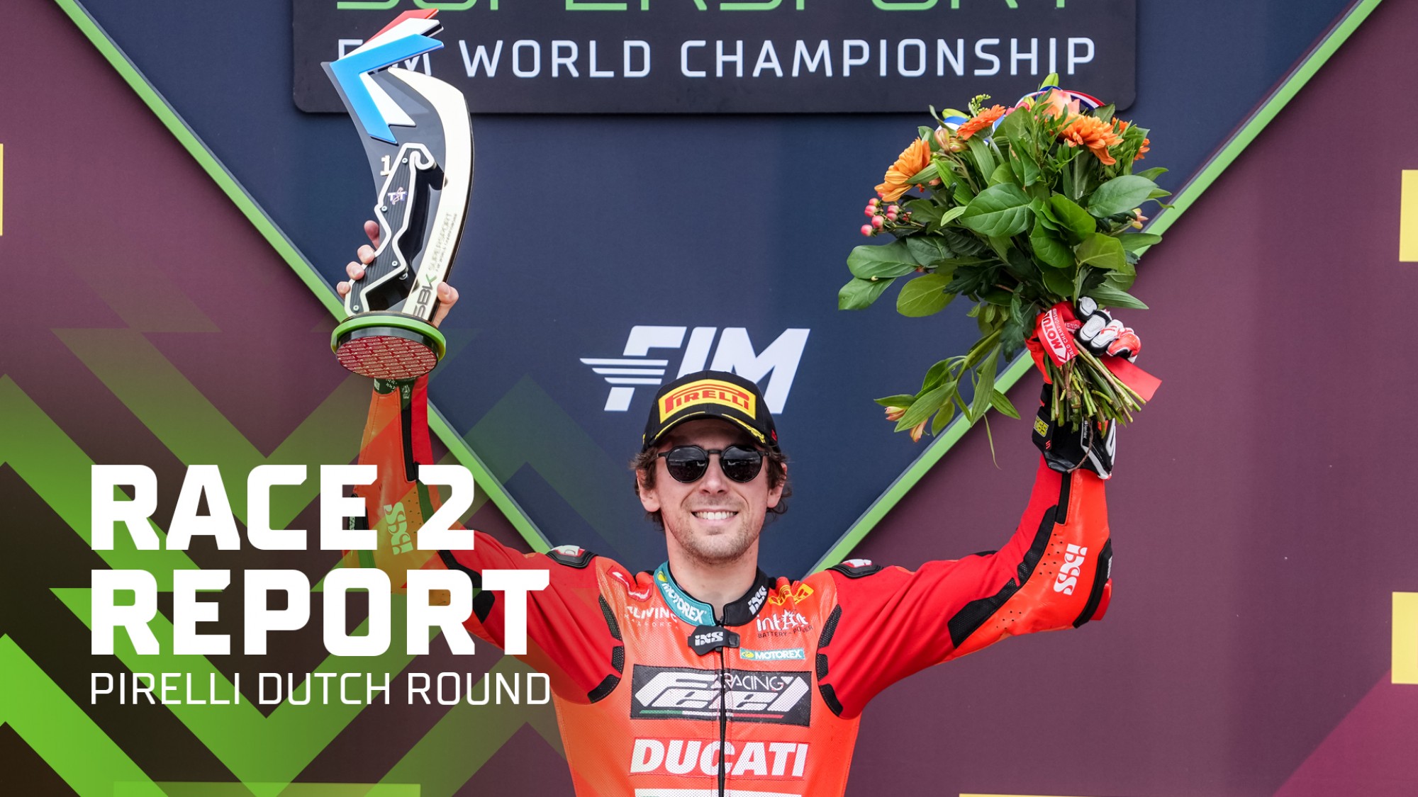 MAIDEN VICTOR: Oettl beats out Arenas and Oncu in red-flagged Race 2 in Assen for his first WorldSSP win