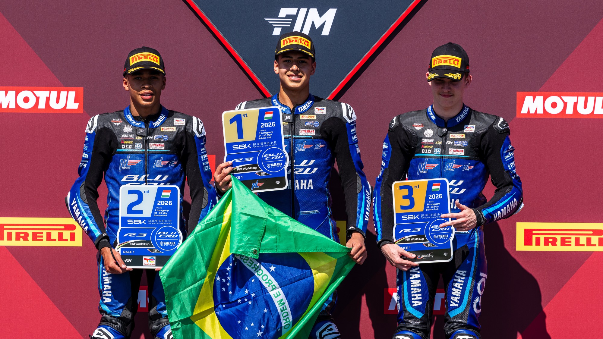 Back-to-back wins for Bocanegra as lights go out on 2026 FIM Yamaha R3 BLU CRU World Cup at Balaton Park