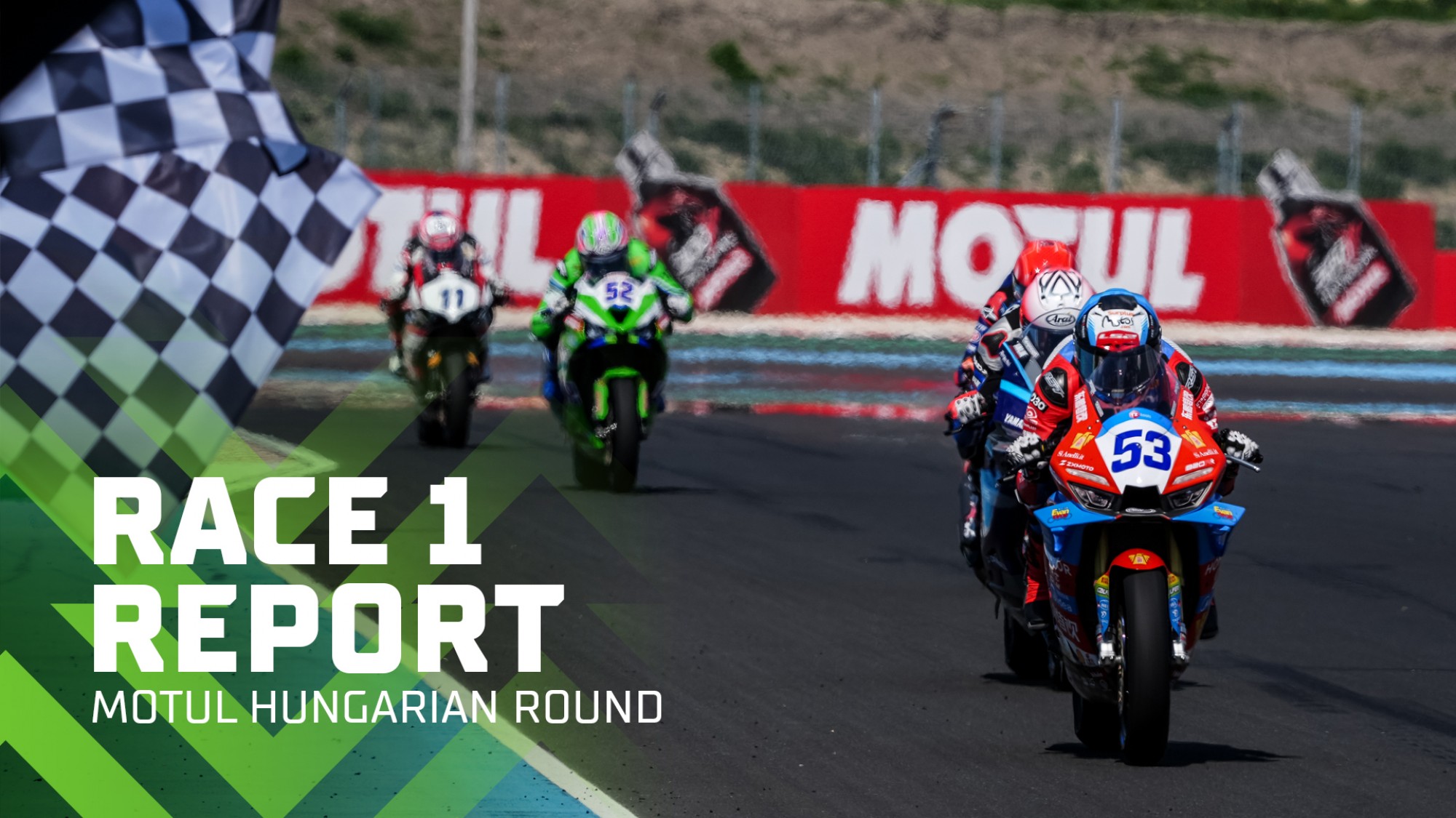 LAST LAP FIGHT: Debise goes from third to first on the final lap as he beats Arenas and Oncu in Race 1