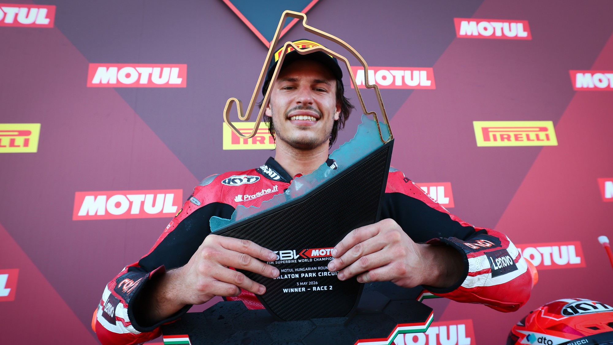 Bulega continues to break records on Sunday in Hungary: "It’s fantastic, I’m very proud to do it with Ducati"