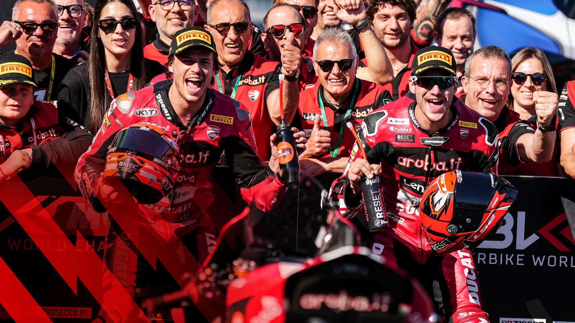 "I almost crashed two times; I made two good saves… It’s the first time Nicolo made some mistakes during the whole year"