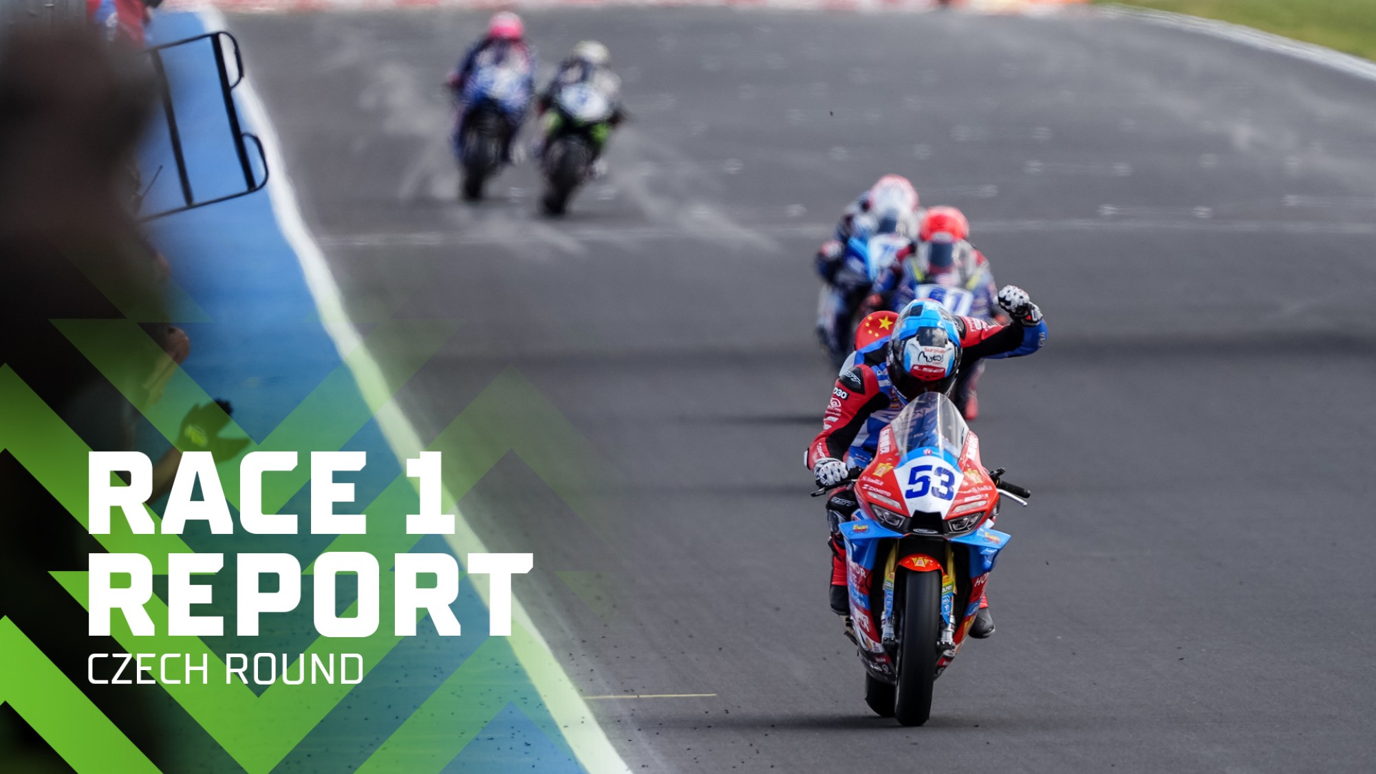 DEBISE UNDETERRED: The ZXMOTO rider took his manufacturer’s fourth rookie-season win in Most Race 1